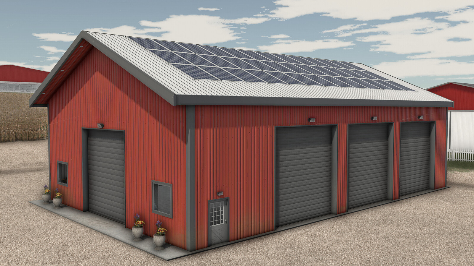 Garage With Workshop