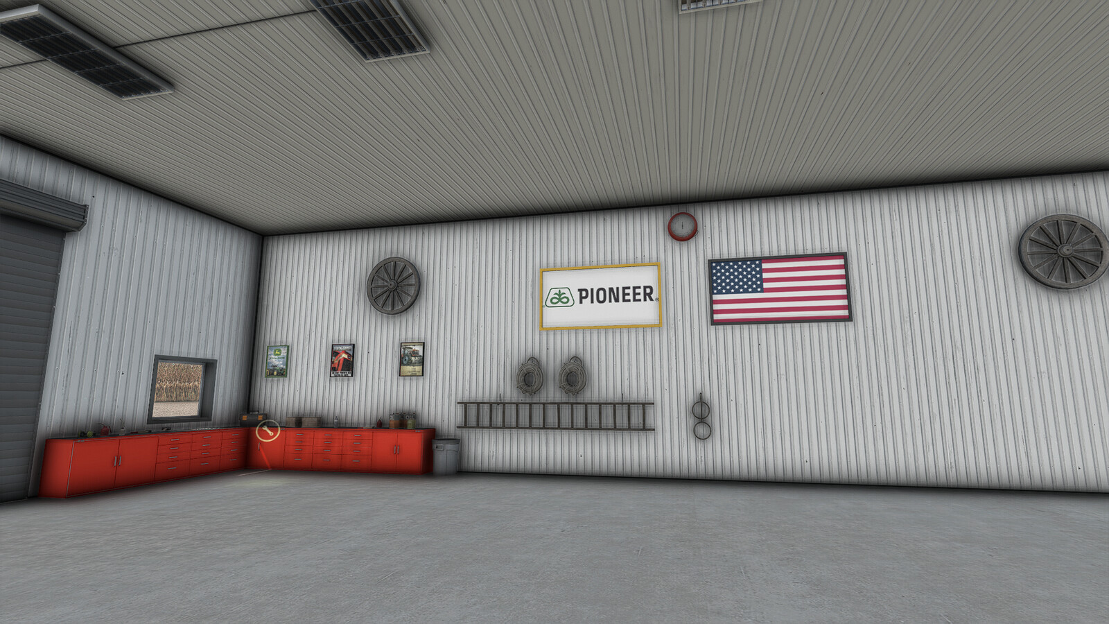 Garage With Workshop