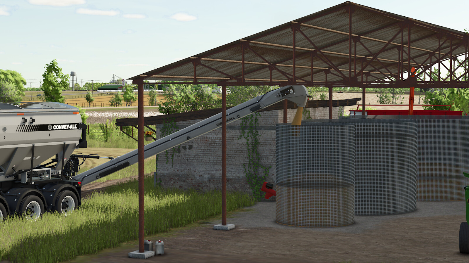 Temporary Wire Silos