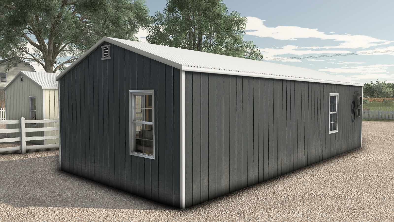 Small Garage With Workshop