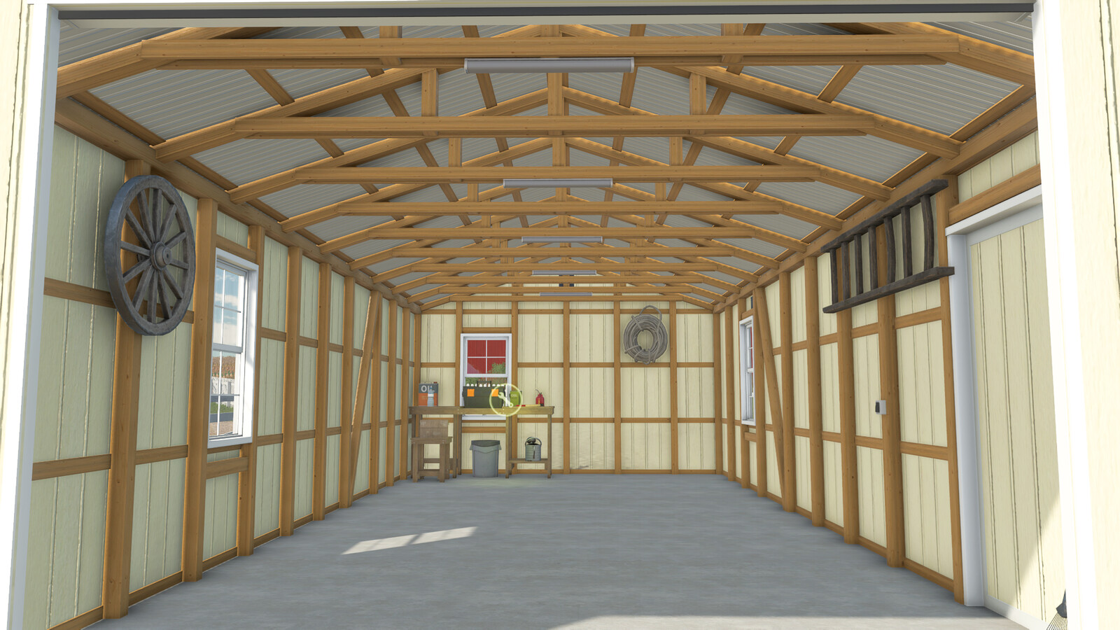 Small Garage With Workshop