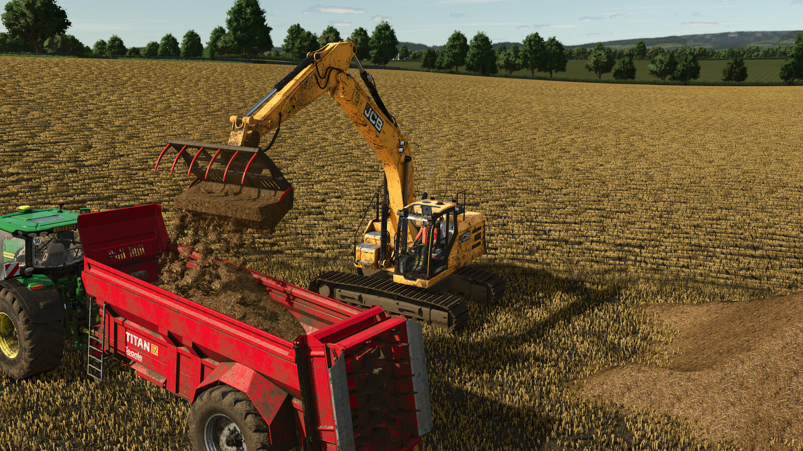 Excavator/Frontloader Manure Grab