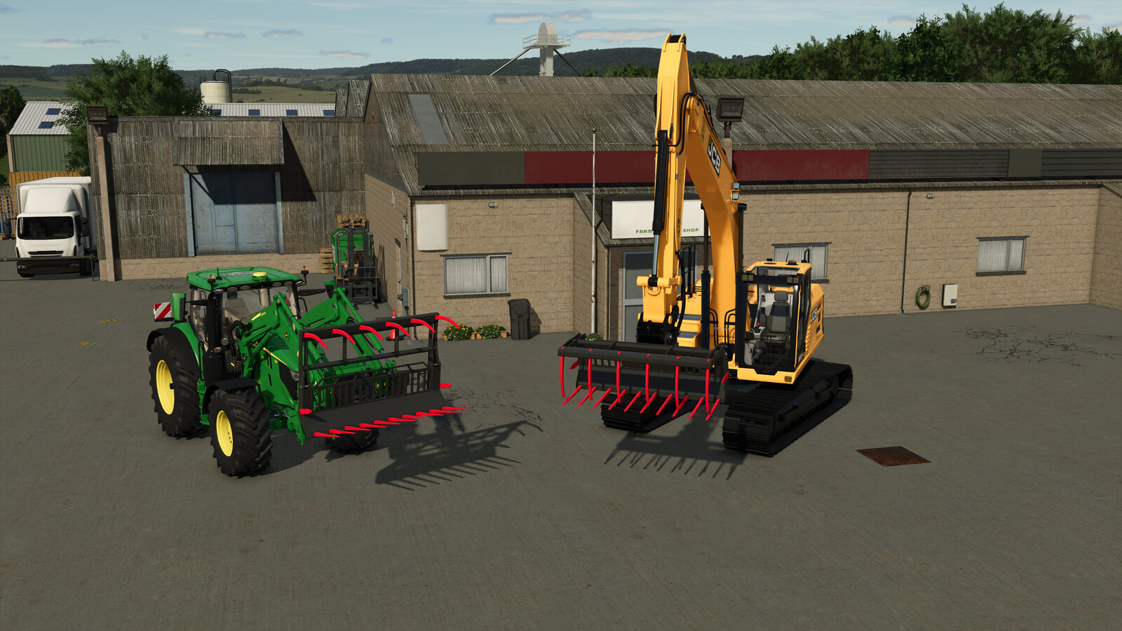 Excavator/Frontloader Manure Grab