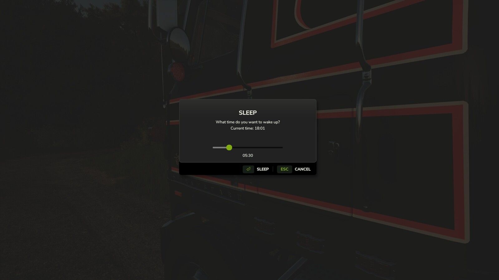 Vehicle Sleeper Cab