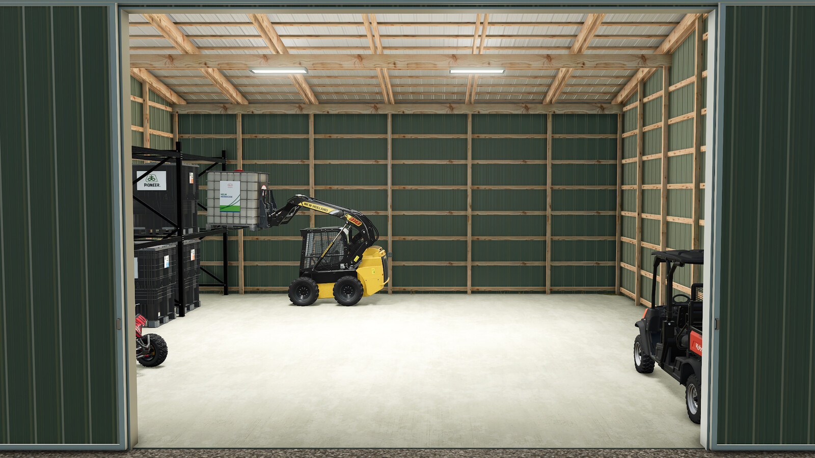 40x120 Implement Shed