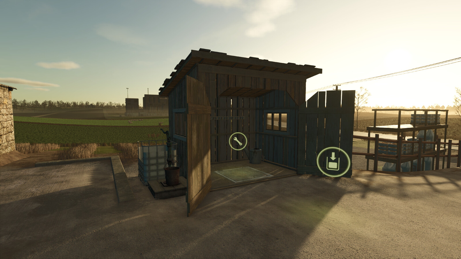 Water Well With Shed