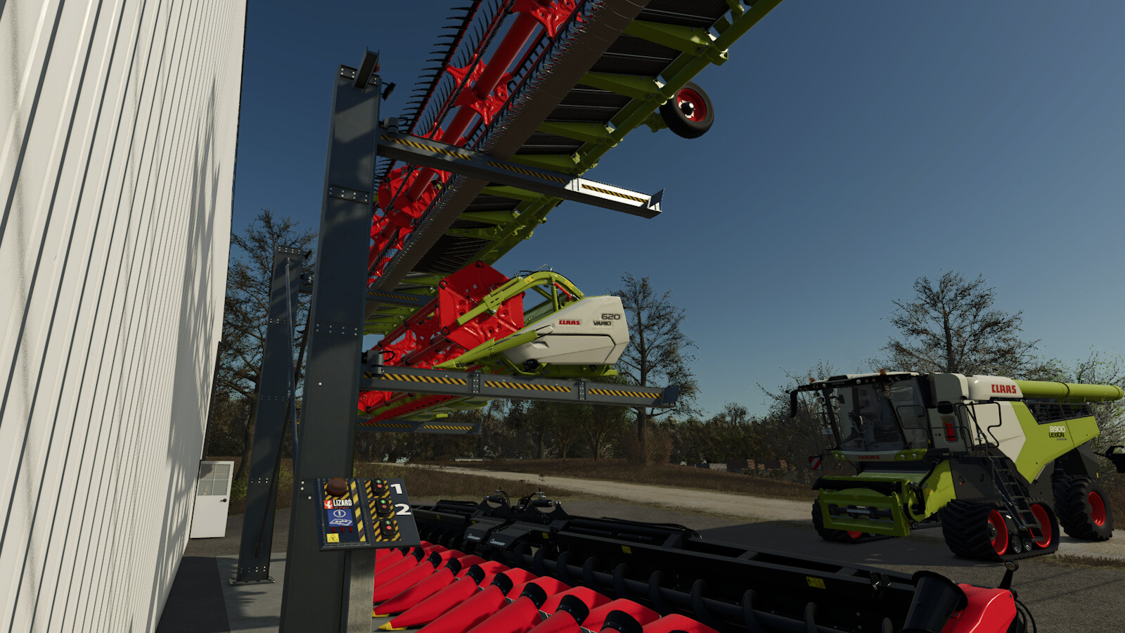 Lizard Hydra-Glide Header Storage System