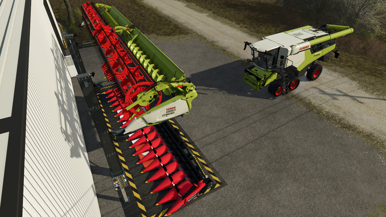 Lizard Hydra-Glide Header Storage System