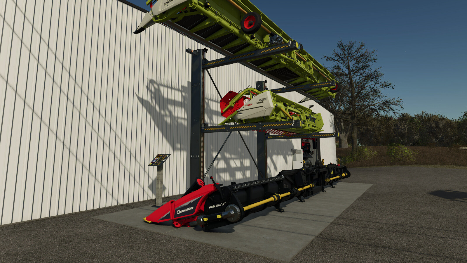 Lizard Hydra-Glide Header Storage System