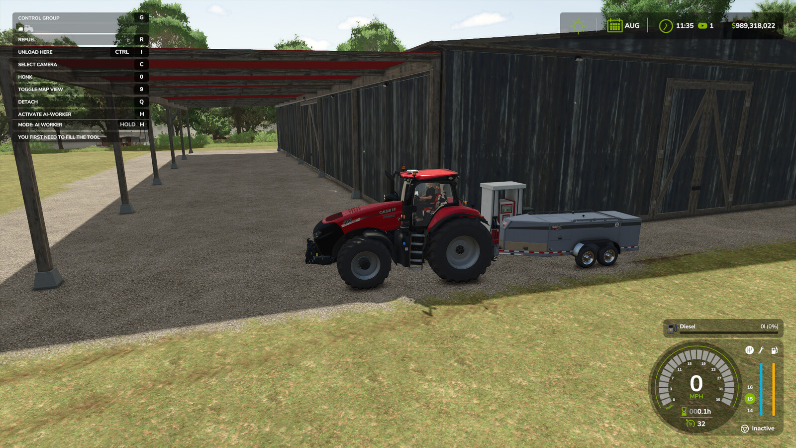 Pack Of Five Rustic Machine Sheds
