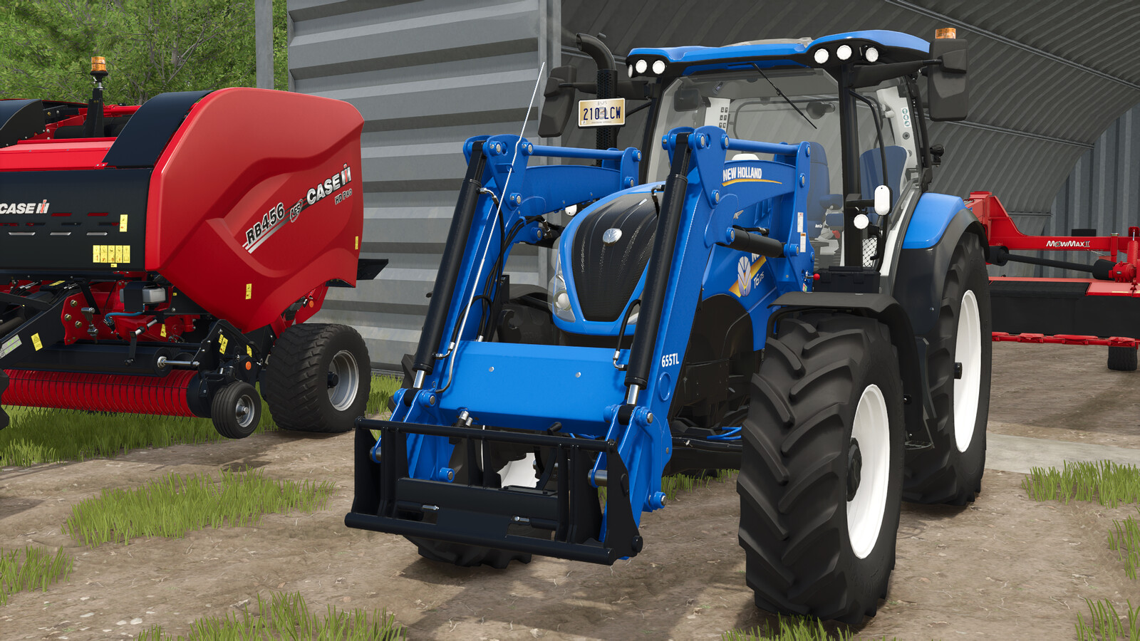 New Holland 655TL Front Loader
