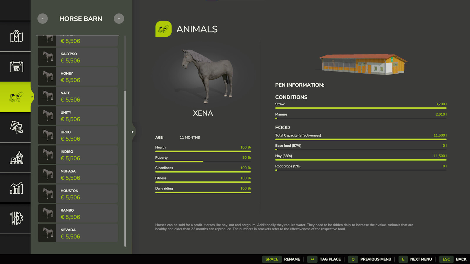 Better Horse Value