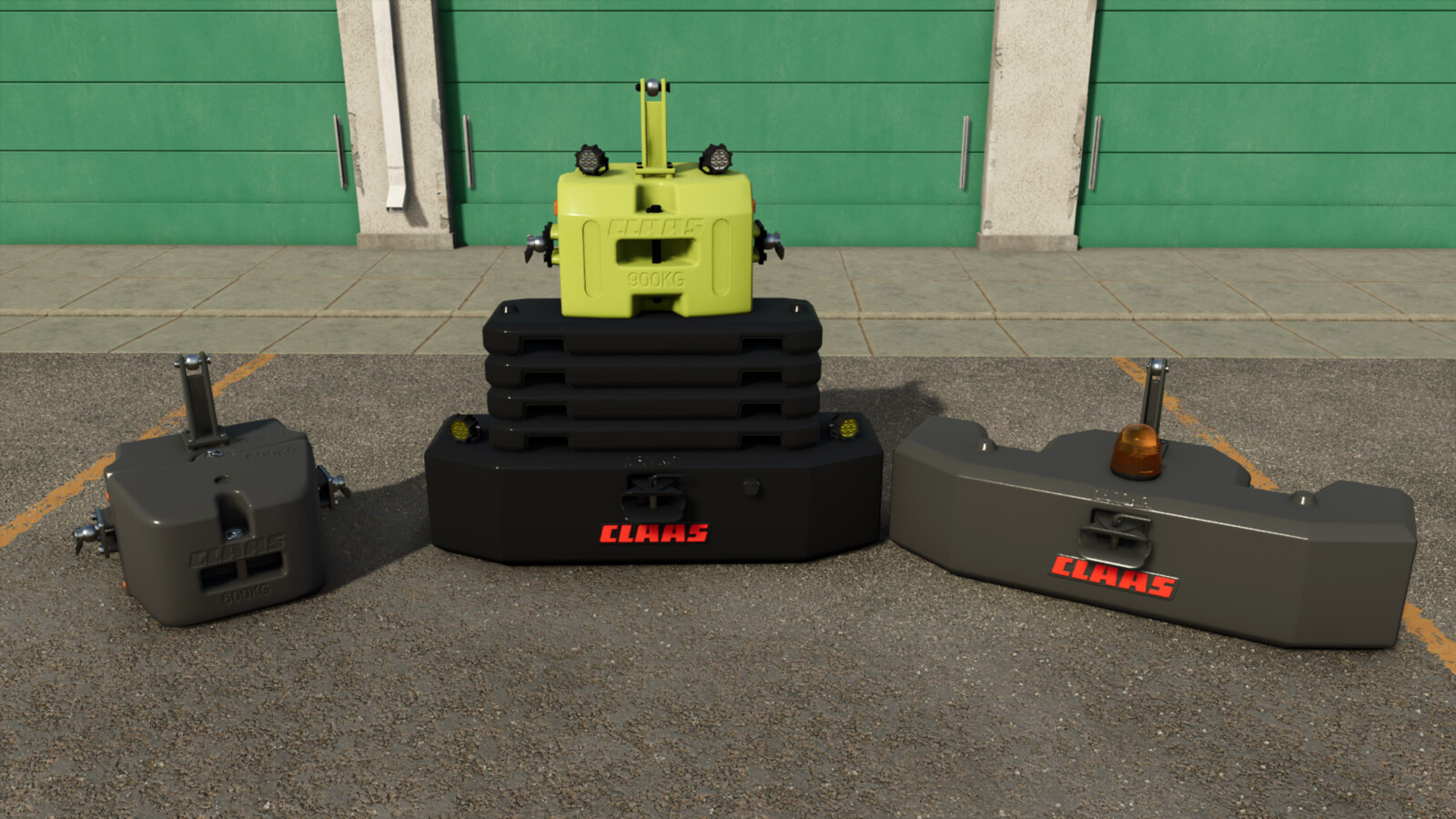 CLAAS Adjustable Weight Pack