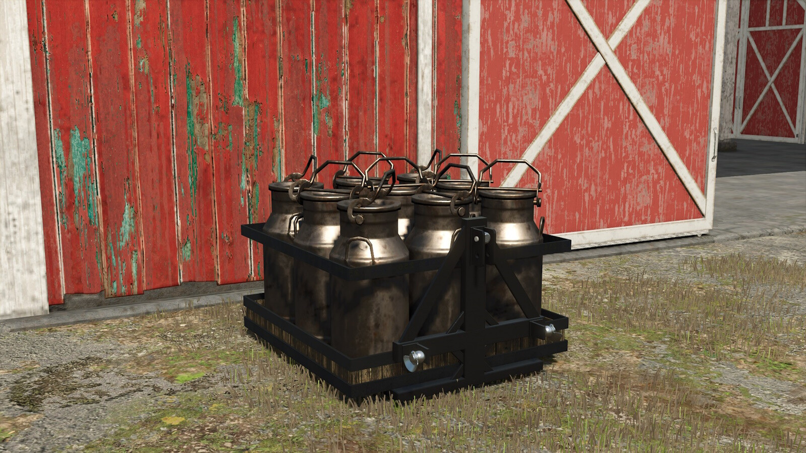 Milk/Water Transport On 3 Point Support Platform