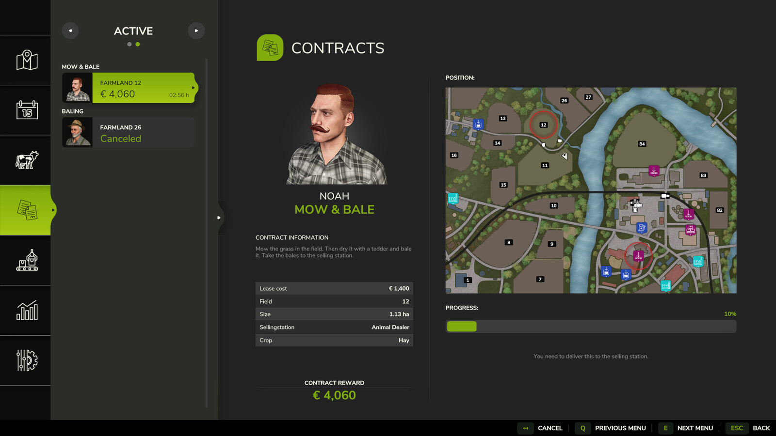Mow Bale Contracts