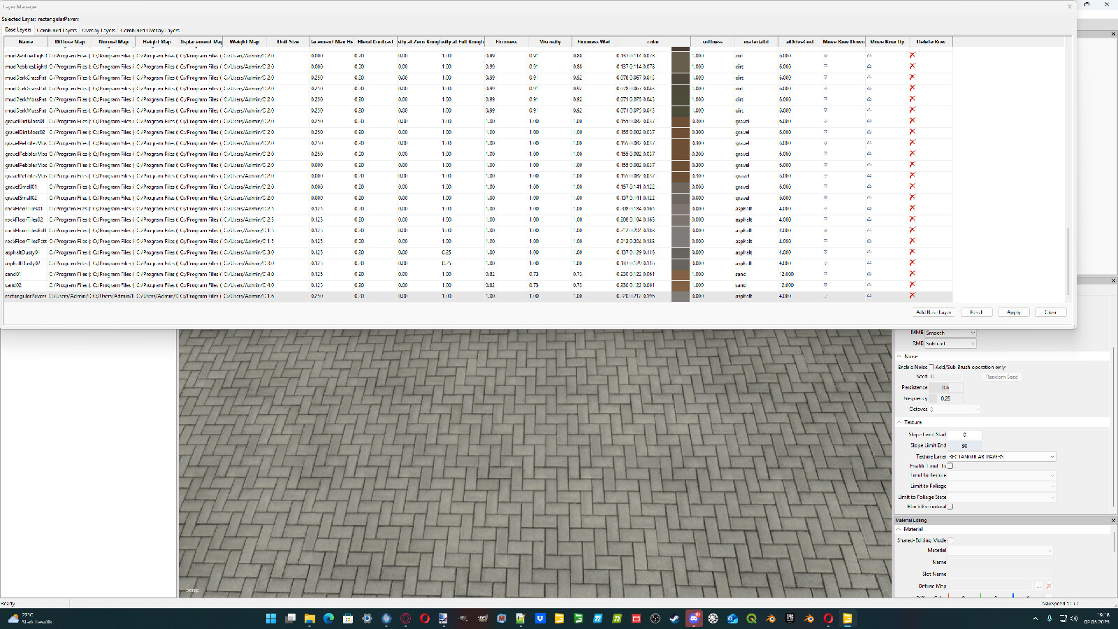 Rectangular Paver Texture Prefab (Prefab*)