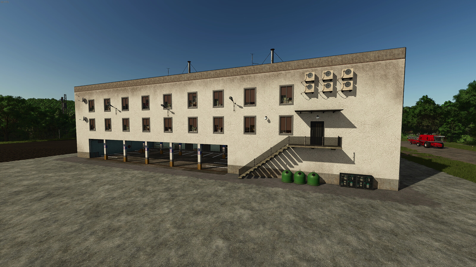 Large Decorative Building