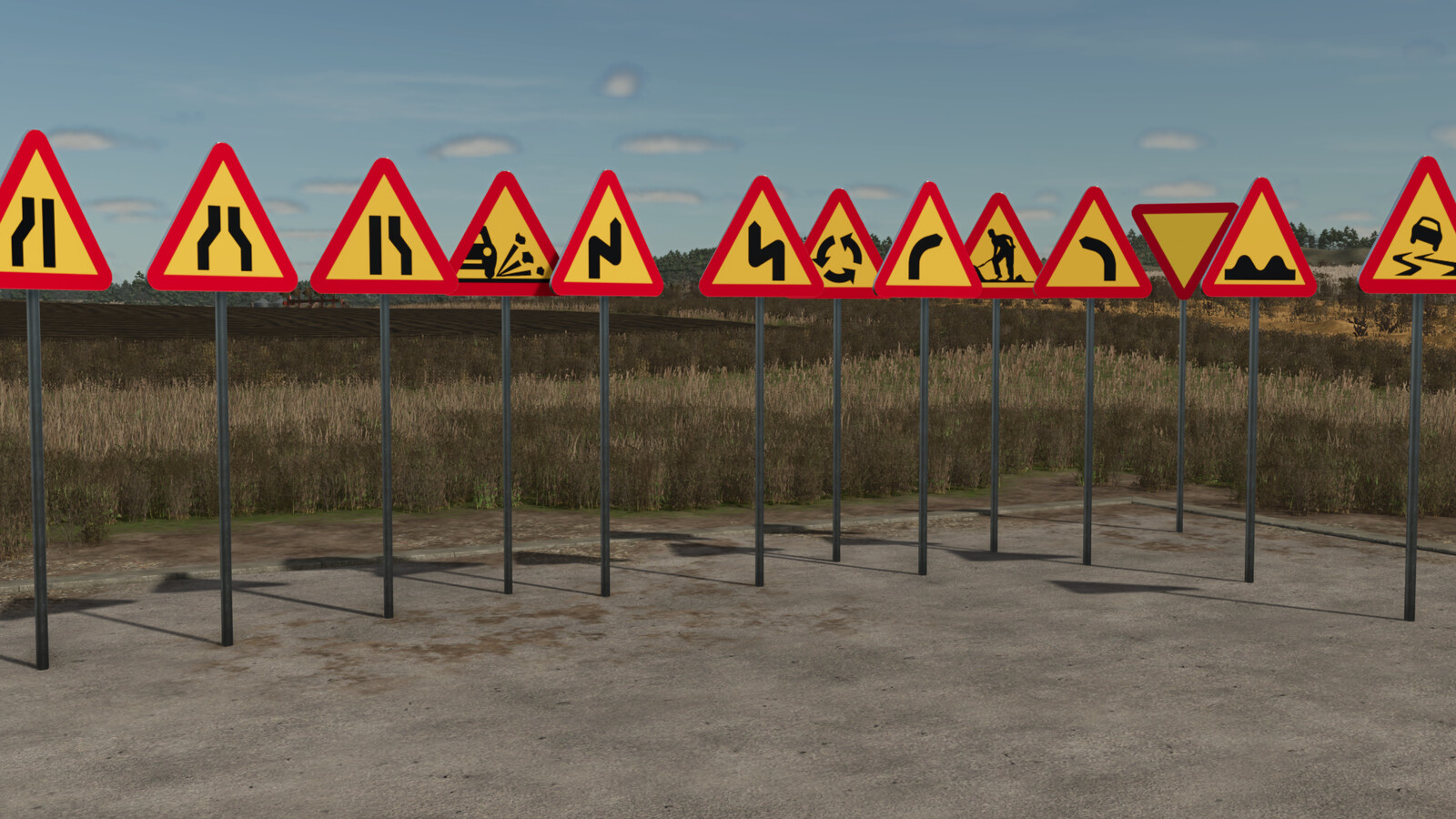 Swedish Road Sign Pack Placeable