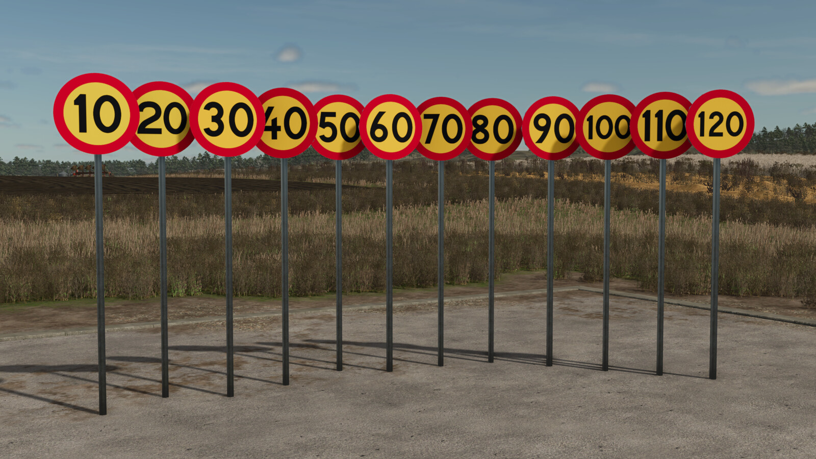 Swedish Road Sign Pack Placeable