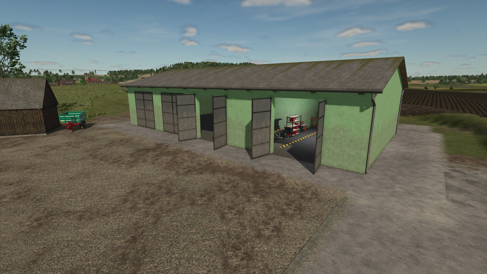 Garage With Service