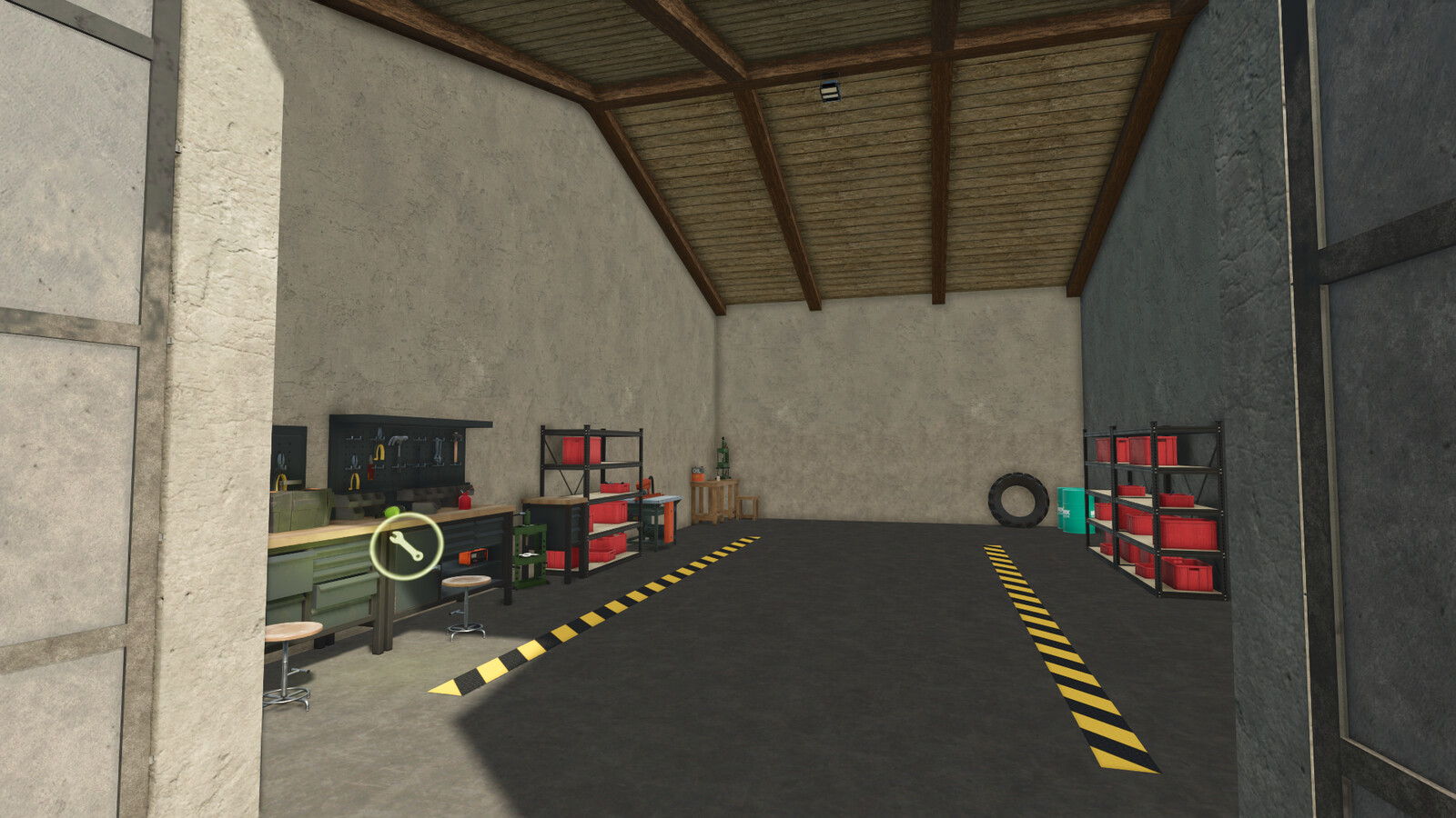 Garage With Service