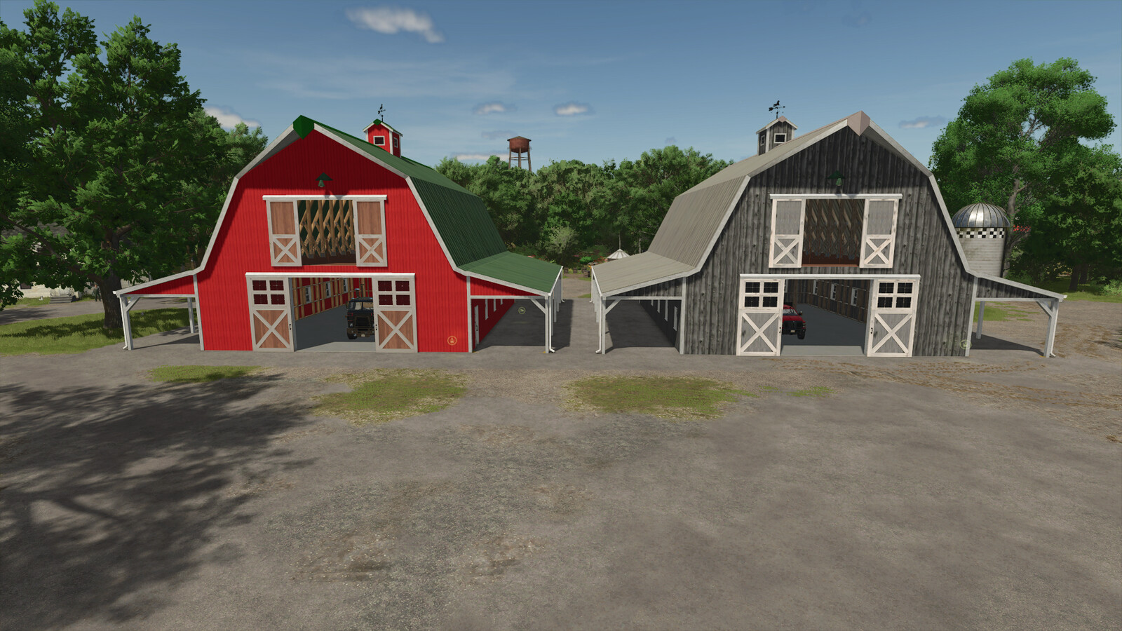 American Barn With Storage