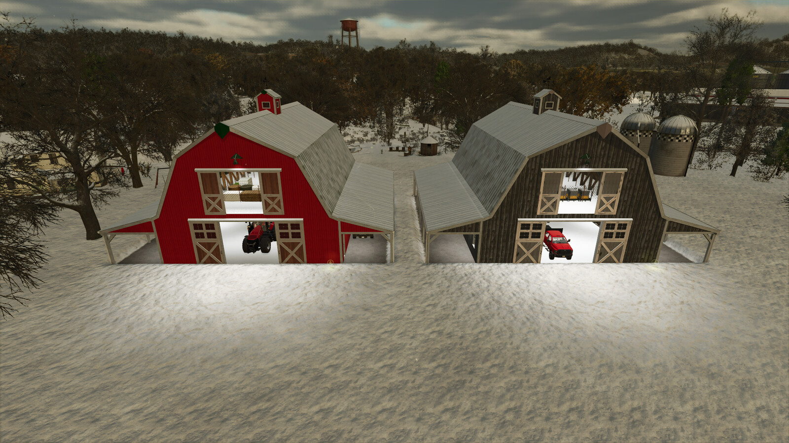 American Barn With Storage
