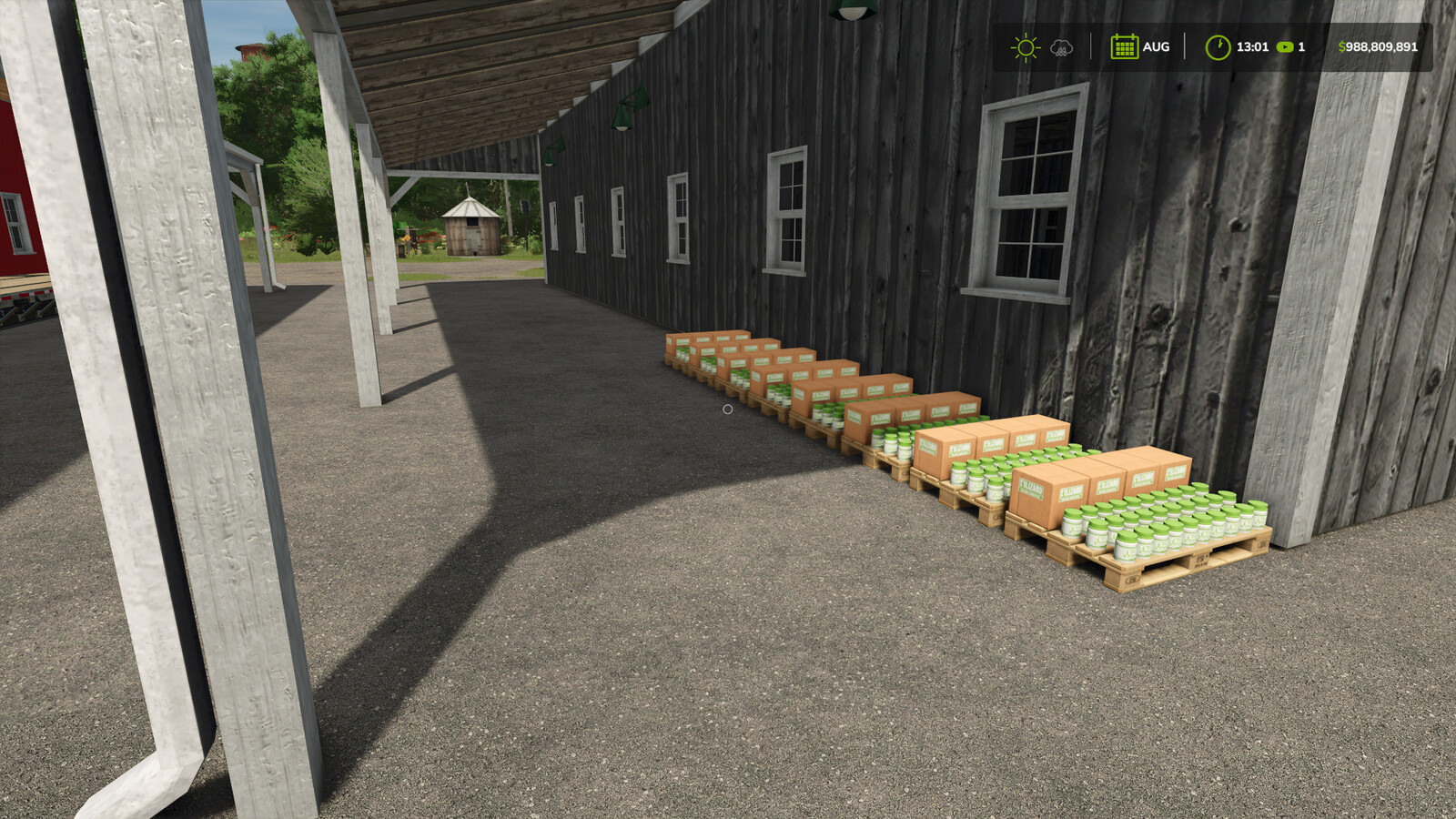 American Barn With Storage