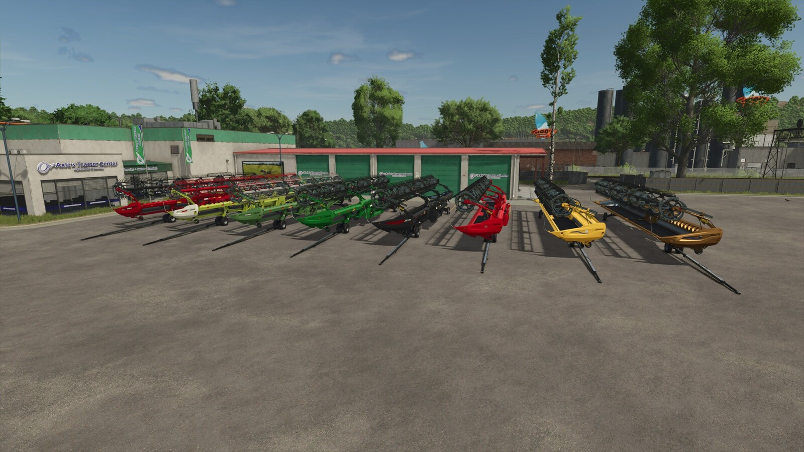 FD250 With Integrated Cutterbar Wagon And Longer Drawbar