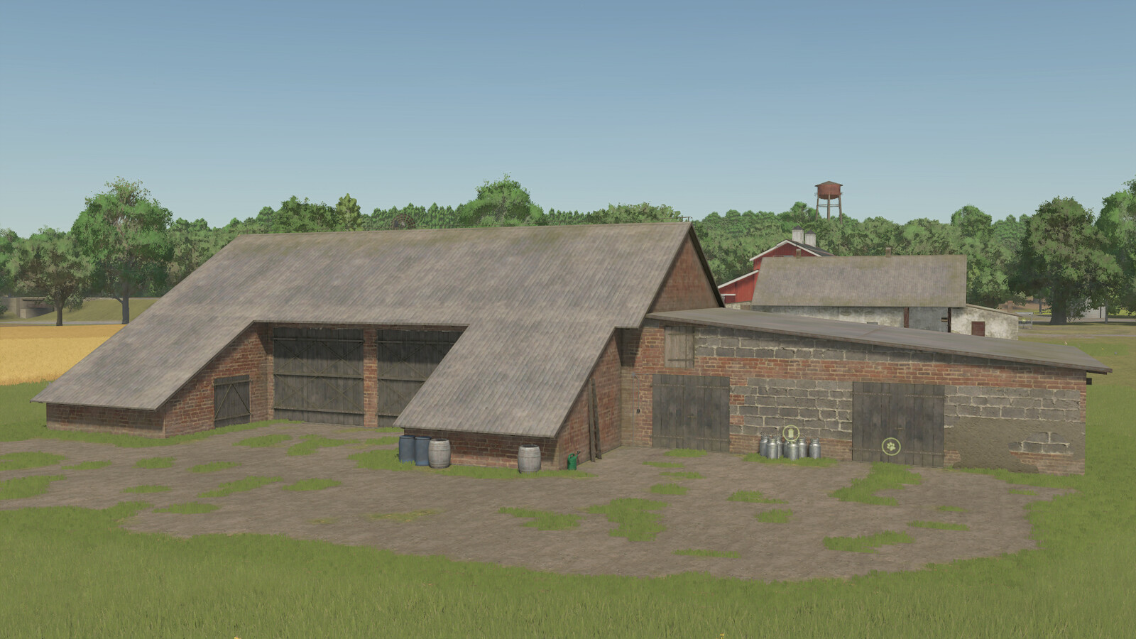 Barn With Cowshed