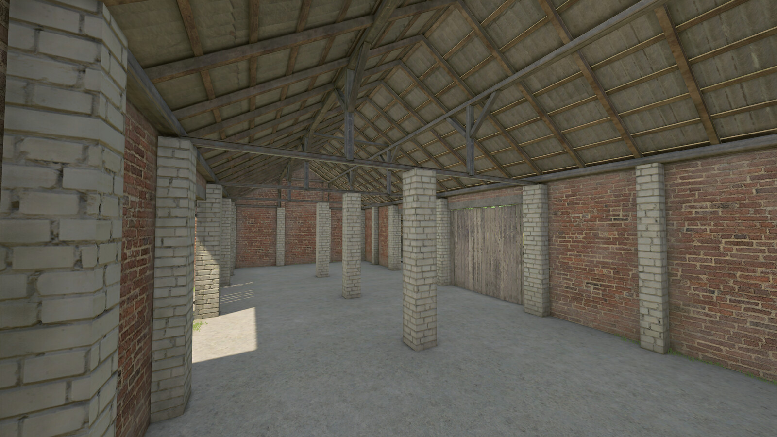 Barn With Cowshed