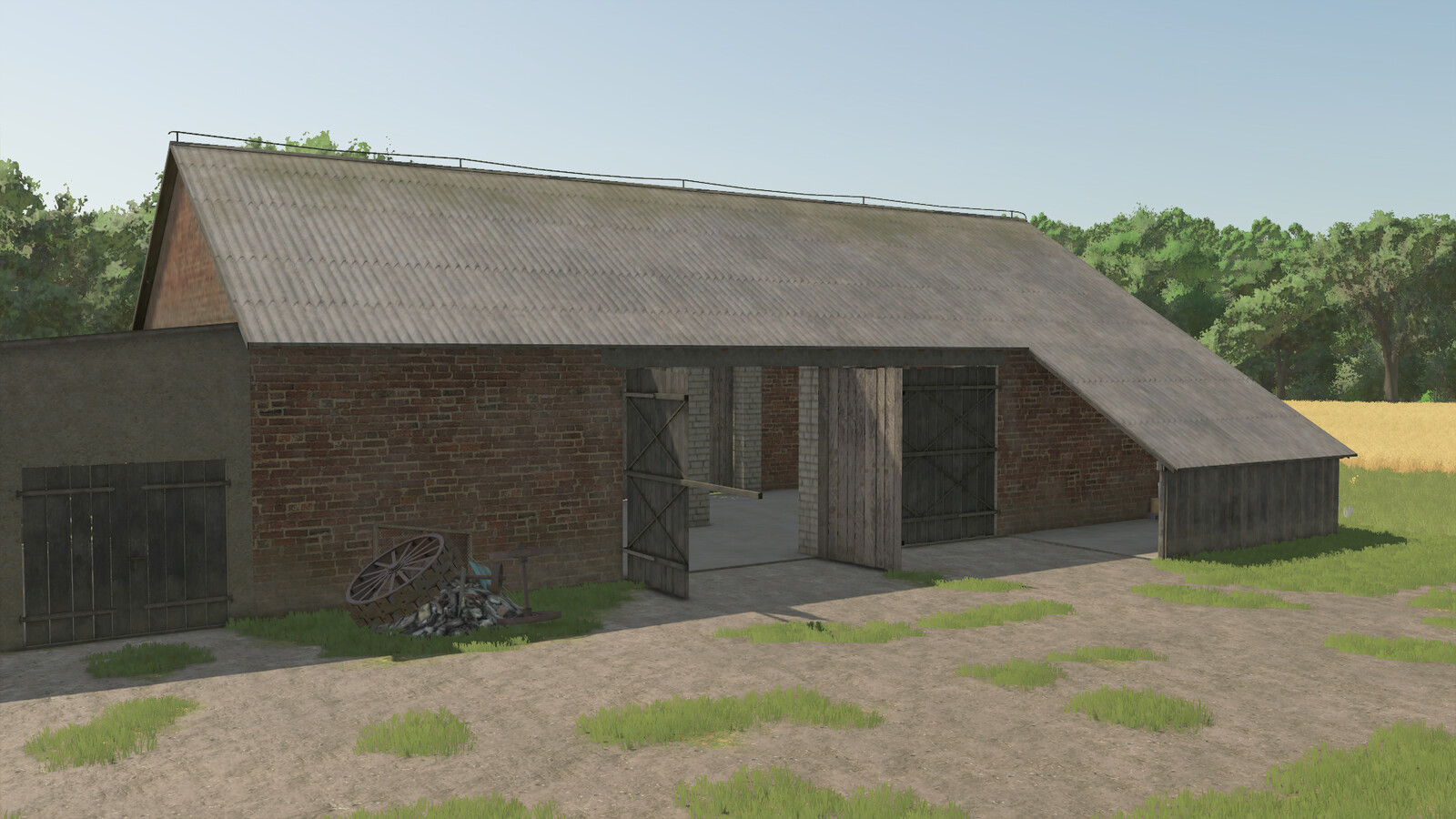 Barn With Cowshed