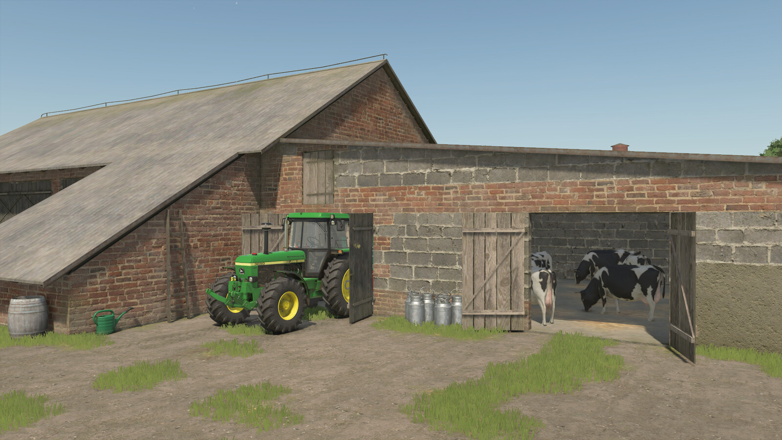 Barn With Cowshed