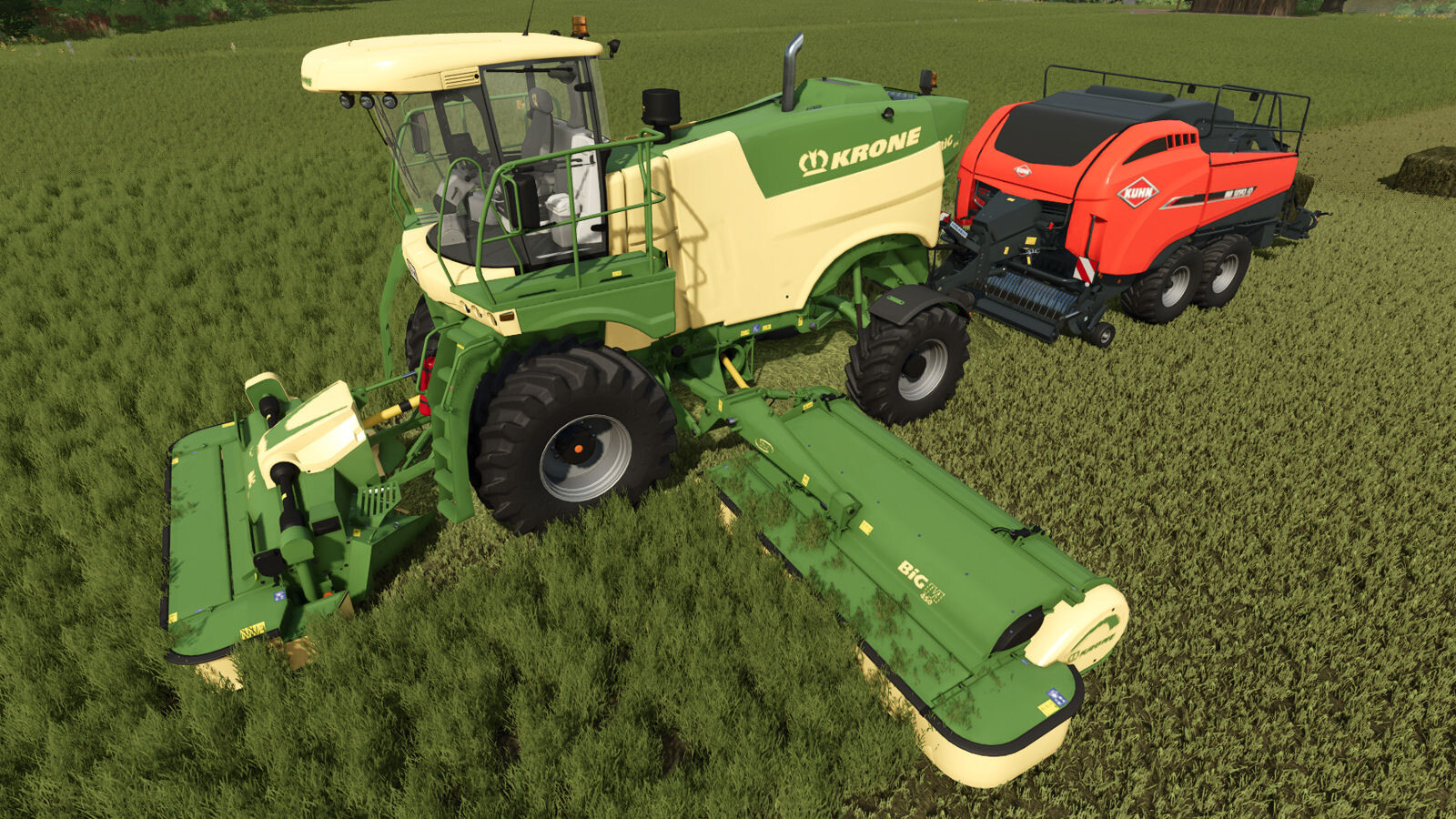 Mower And Wrapper With Hitch