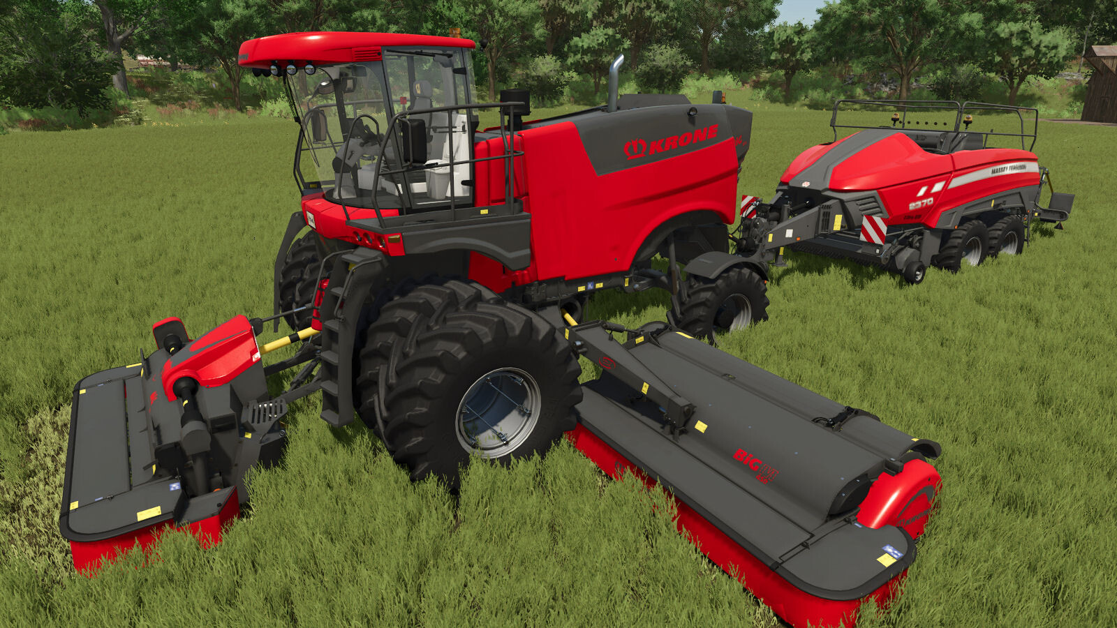 Mower And Wrapper With Hitch