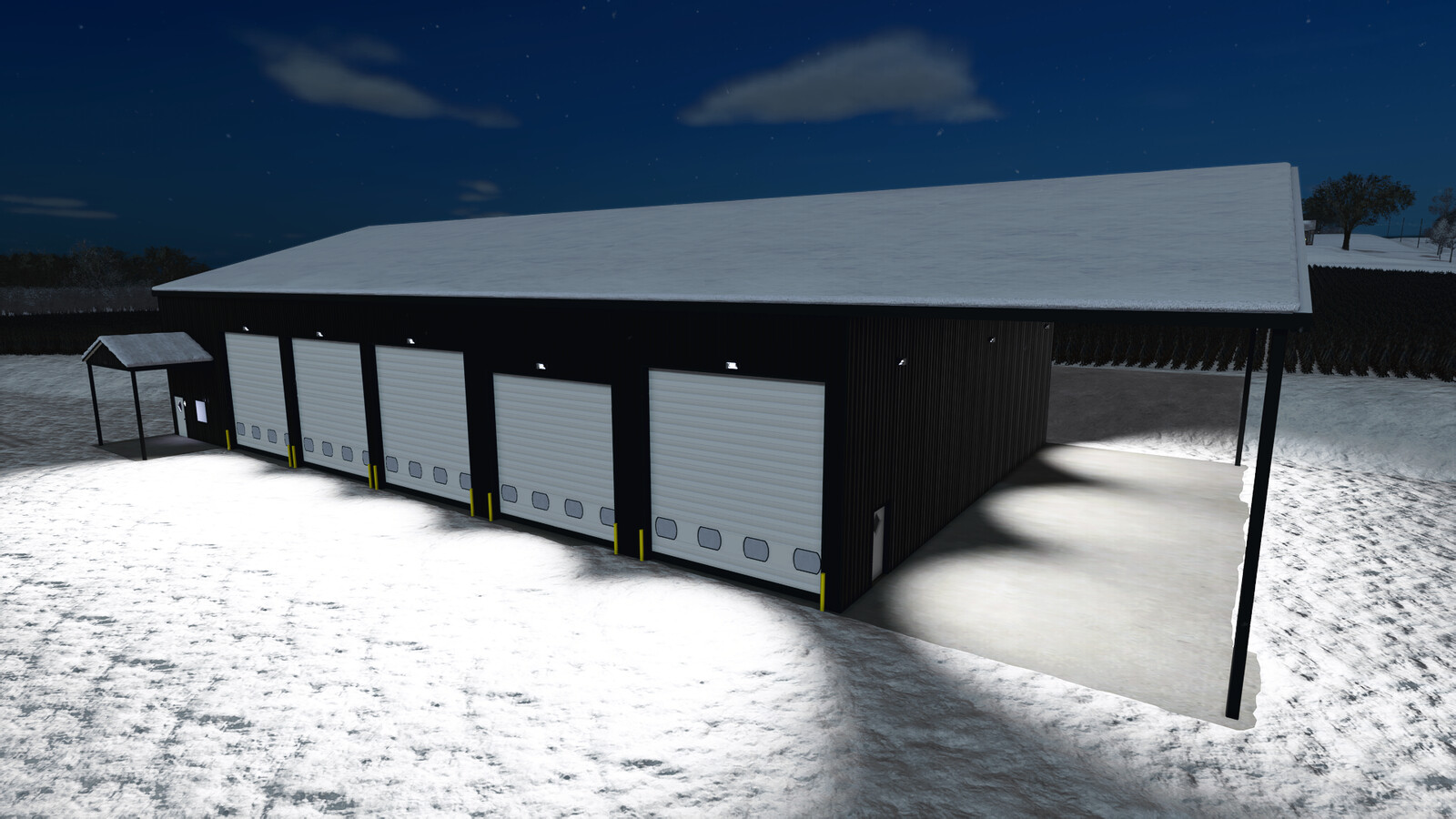 Garage With Solar Panels