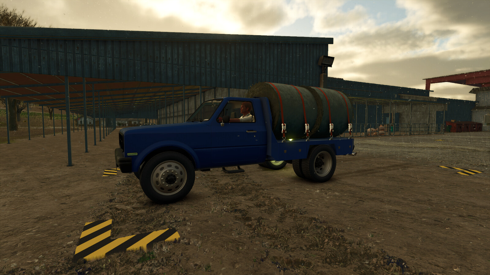 Flatbed Service Truck