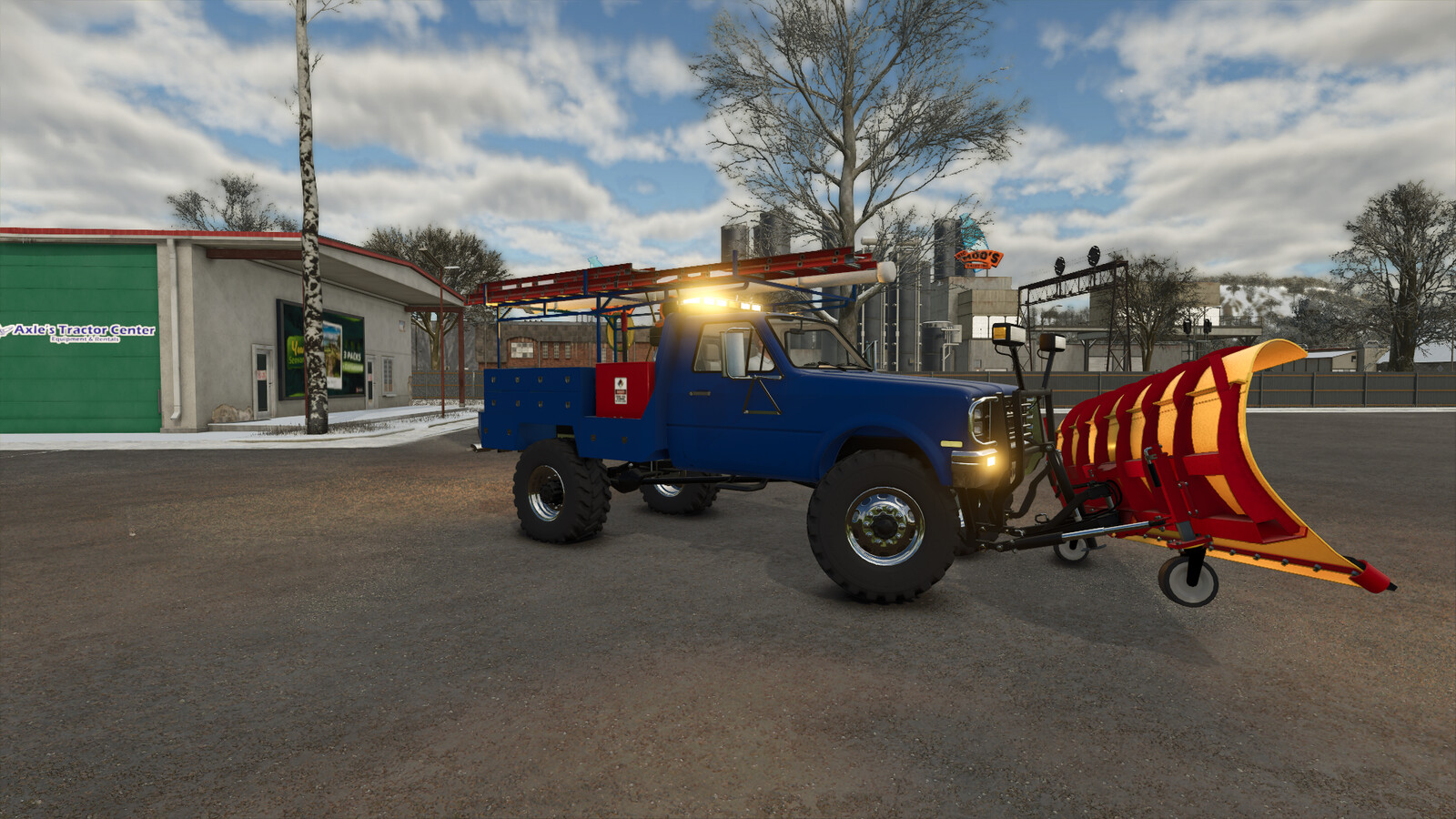 Flatbed Service Truck