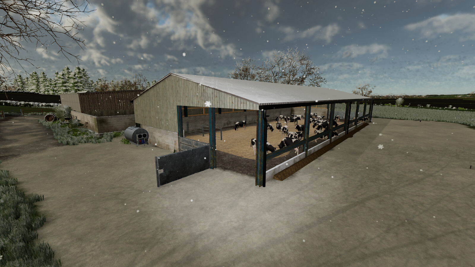 Large UK Cow Barn