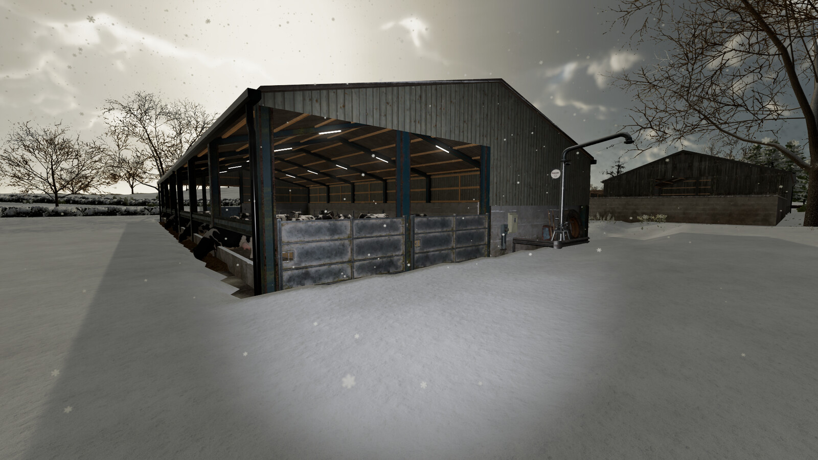 Large UK Cow Barn