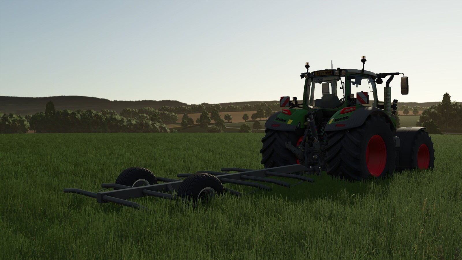 Round Bale Trailer