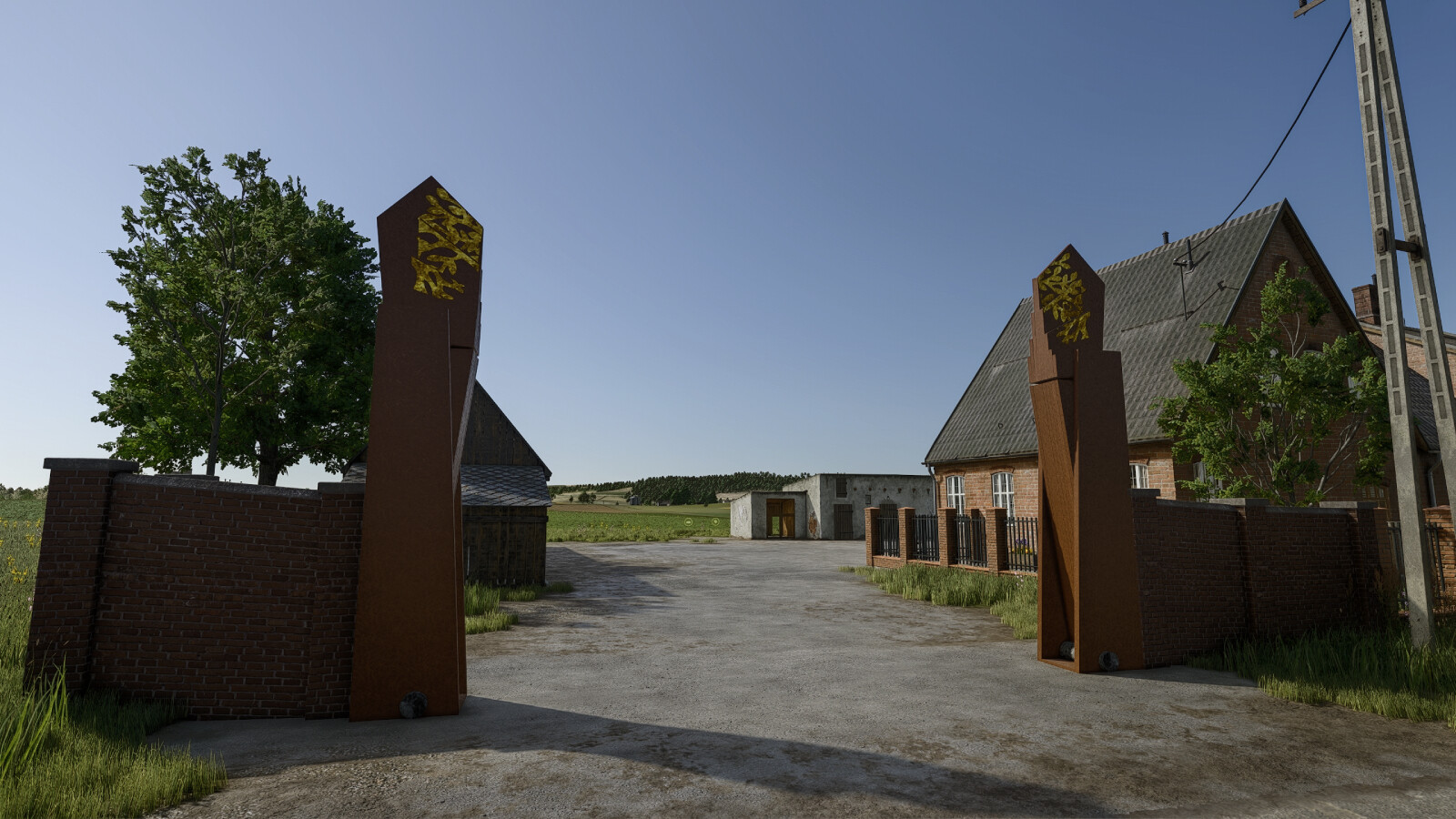 Folding Fan Gate